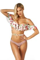 Montce Swim - Rose La Caletta Top X Dusty Rose Uno Bottom Bikini Set