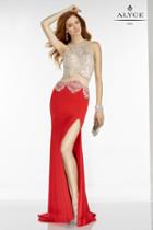 Alyce Paris - 6535 Dress In Red Nude
