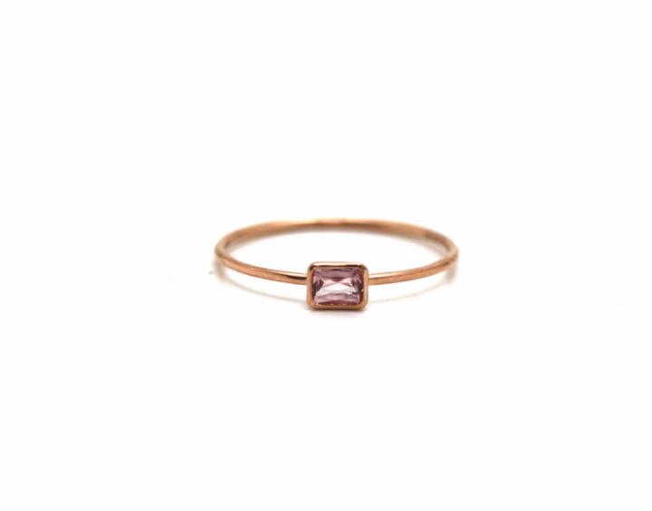 Tresor Collection - Purple Sapphire Ring In 18k Rose Gold