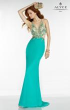 Alyce Paris - 6524 Prom Dress In Turquoise