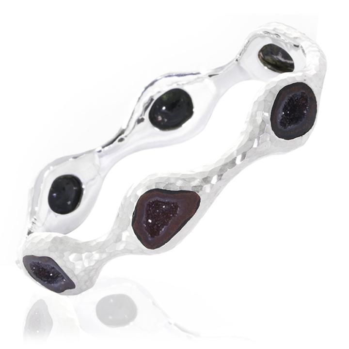 Nina Nguyen Jewelry - Around The World Silver Bangle