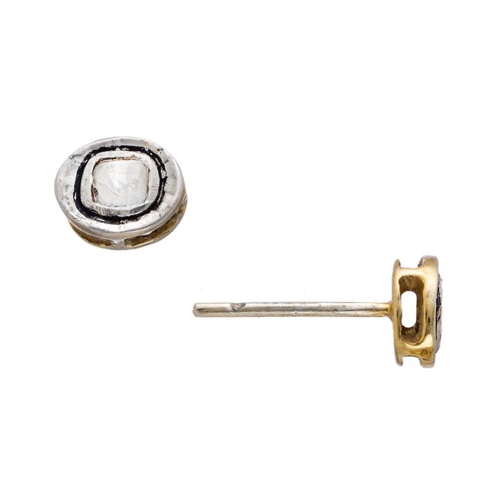 Heather Hawkins - Rose Cut Diamond Stud Earrings