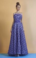 Beside Couture - Bc1248 Strapless Floral Applique A-line Dress
