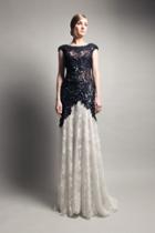 Beside Couture By Gemy - Cpf13 3671 Lace Embellished Sheath Dress