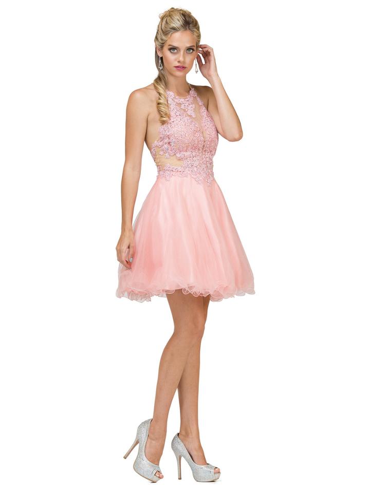 Dancing Queen - 2016 Beaded Halter A Line Cocktail Dress