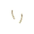 Tresor Collection - Organic Diamond Ear Climbers In 18k Yellow Gold