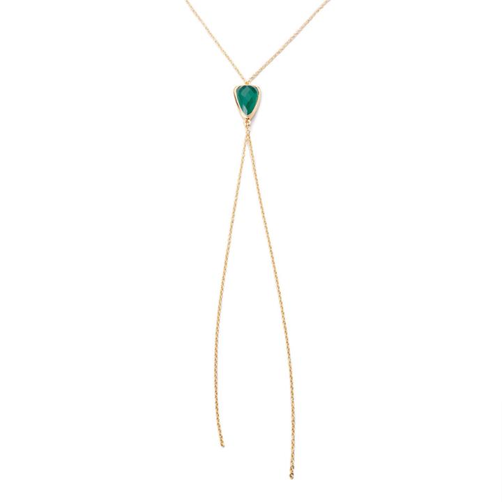 Margaret Elizabeth - Tiburon Lariat Green Onyx