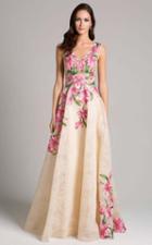 Lara Dresses - 33281 Laced V-neck A-line Dress