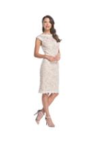 Aspeed - S1699 Knee Length Lace Mother Of Bride Dress