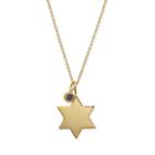 Elizabeth Buenaventura - Star Of David Charm Necklace