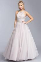 Aspeed - L2005 Jeweled Lace Halter Prom Ballgown