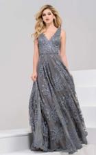 Jovani - 47770 Embellished V-neck A-line Dress