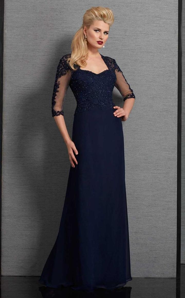 Clarisse - 6328 Lace Applique Sweetheart Evening Gown