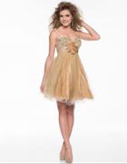 Nina Canacci - 26220 Dress In Gold