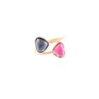 Tresor Collection - Pink Tourmaline & Iolite H/s Ring In 18k Yg