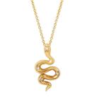Logan Hollowell - New! Kundalini Snake Pendant With Diamonds