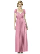 Dessy Collection - Mj-twist2 Dress In Sea Pink