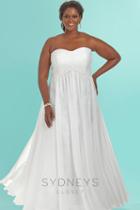 Sydney's Closet - Sequined Sweetheart Chiffon A-line Dress Sc5121