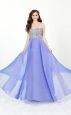 Tiffany Designs - 46074 Encrusted Sweetheart Chiffon Long Gown