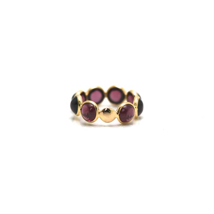 Tresor Collection - Gemstone Stackable Ring Band In 18k Yellow Gold (1400660484)