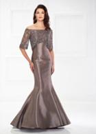 Montage By Mon Cheri - 118987 Off-shoulder Mikado Gown