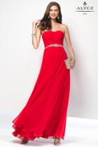 Alyce Paris B'dazzle - 35827 Dress In Red