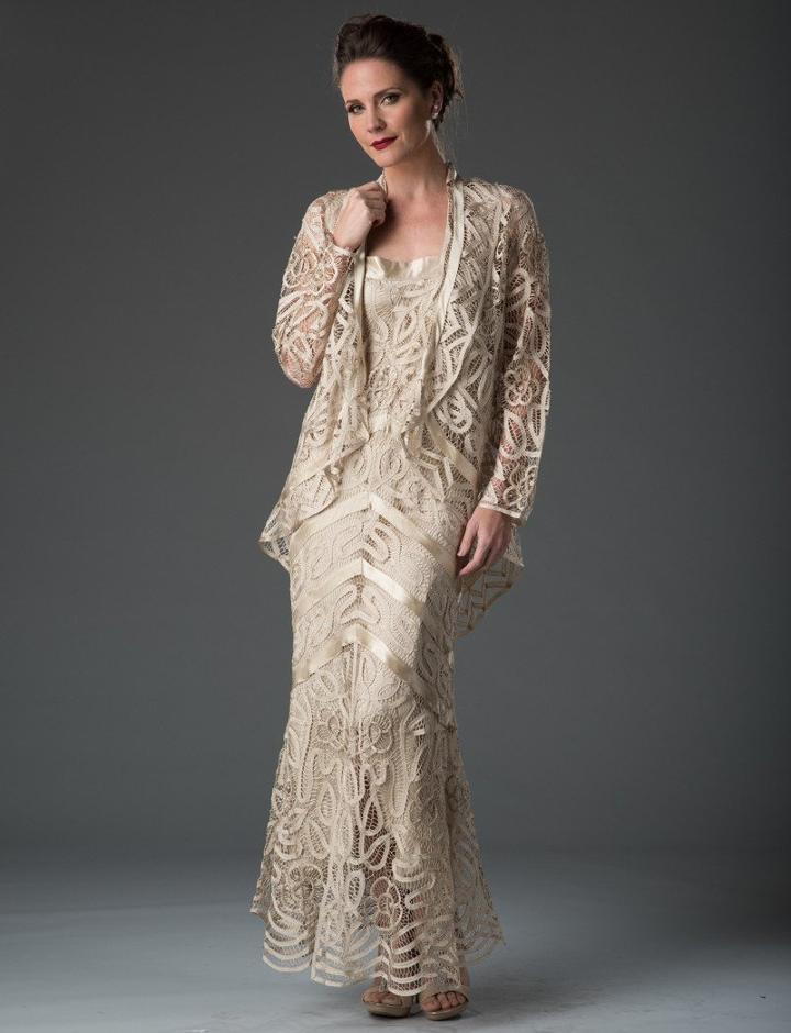 Soulmates - D7069 Hand Croched Dress And Jacket