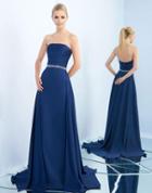 Ieena For Mac Duggal - 25695i Strapless Pleated Bodice Overskirt Gown