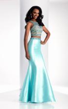 Clarisse - 3071 Beaded Bateau Mermaid Dress