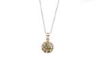 Tresor Collection - Multicolor Tourmaline Ball Pendant In 18k Yellow Gold