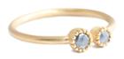Nina Nguyen Jewelry - Rose Cut Double Diamond Gold Ring