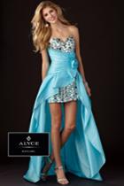 Alyce Paris Black Label - 5432 Dress In Turquoise