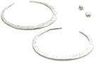 Nina Nguyen Jewelry - Crescent Hoops Silver Earrings