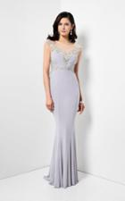 Terani Couture - Cap Sleeve Illusion Sweetheart Gown 1711m3381