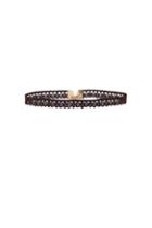 Heather Gardner - Aster Lace Choker In Chocolate
