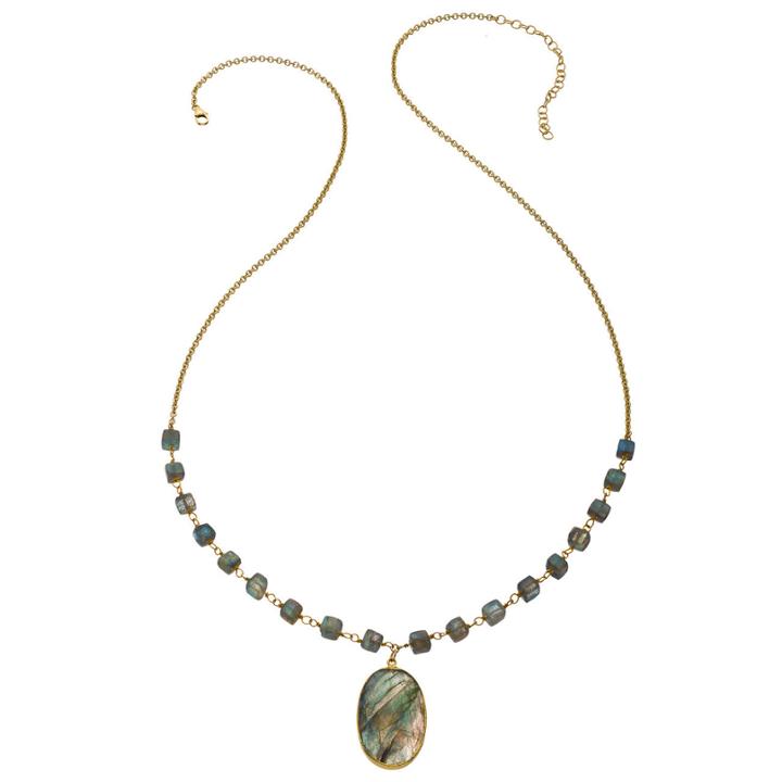 Heather Hawkins - Faceted Labradorite Necklace