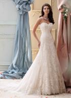 Martin Thornburg For Mon Cheri - 115237 Scallop Lace Wedding Dress