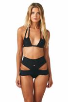 Montce Swim - Black Janelli Criss-cross Bikini Bikini Set