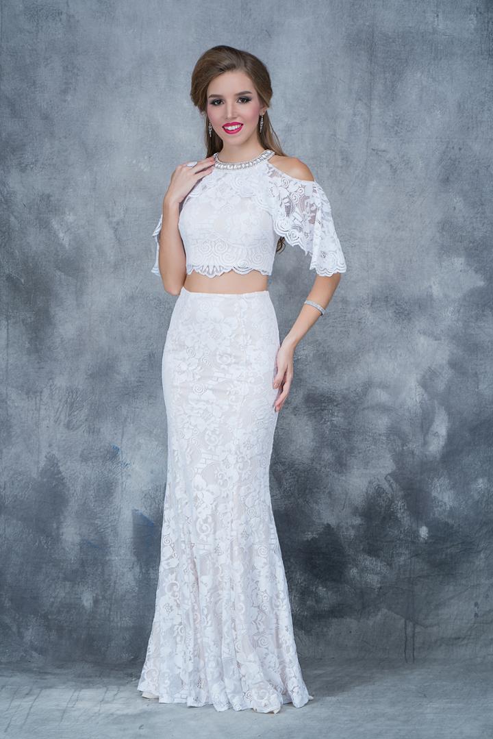 Nina Canacci - 1364 Two Piece Lace Sheath Dress