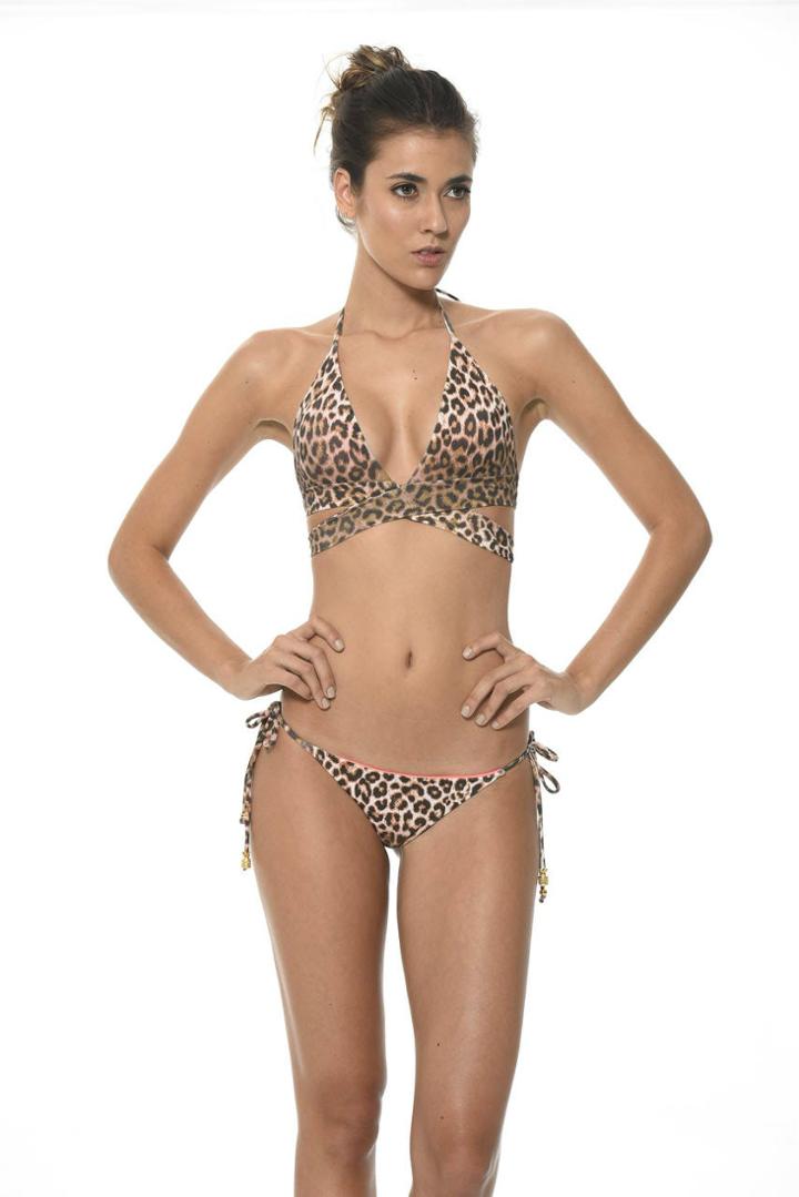 2017 Malai Swimwear - Marine Leopardsy Tie Side Bottom B00261