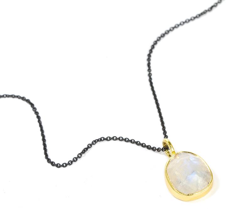 Nina Nguyen Jewelry - Syrena Moonstone Vermeil Necklace
