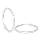 Nina Nguyen Jewelry - X-large 40mm Silver Hoops