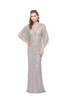Primavera Couture - 1968 Sequined Jewel Column Dress