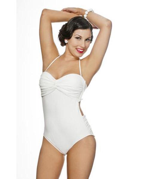 Nicolita Swimwear - Knotty Nicolita One Piece Swimsuit With Knotty Back White - Final Sale