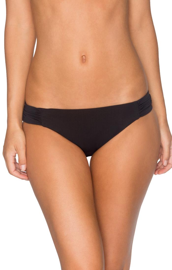 Sunsets Swimwear - Side Shirred Bikini Bottom 20bblck