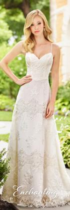 Enchanting By Mon Cheri - 118155 Sleeveless Lace Wedding Dress
