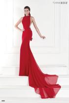 Tarik Ediz - Lace Halter Neck Gown 92528
