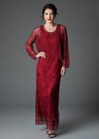 Soulmates - C12016 Beaded Hand Crochet Bolero Jacket Dress Set