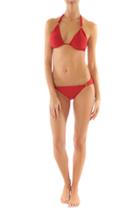 Helen Jon - Slider Bikini Top-del Mar Crimson