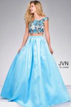 Jovani - Floral Bodicetwo Piece A Line Dress Jvn48713